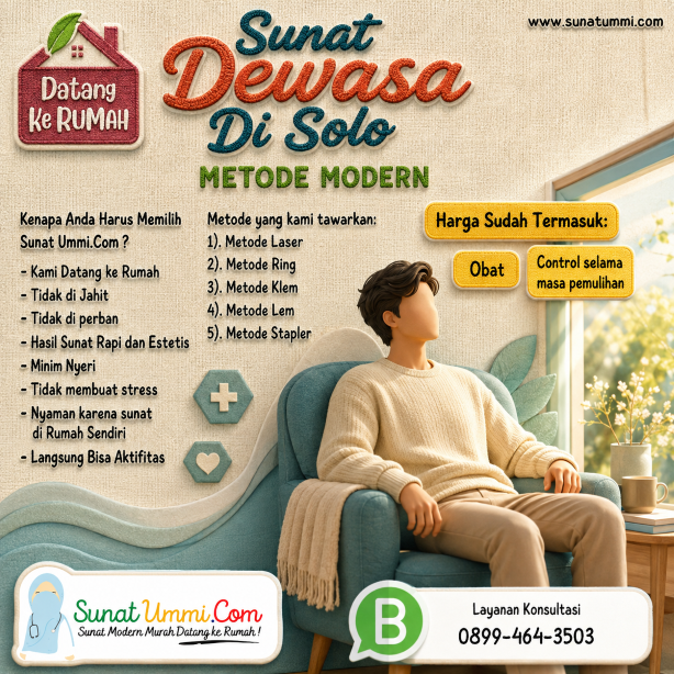sunat dewasa di Solo